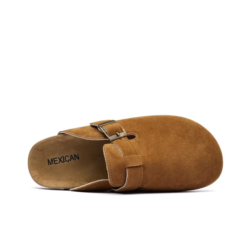 MEXICAN Rubber Sole Abrasion Resistant Closed Toe Slippers Women's-4