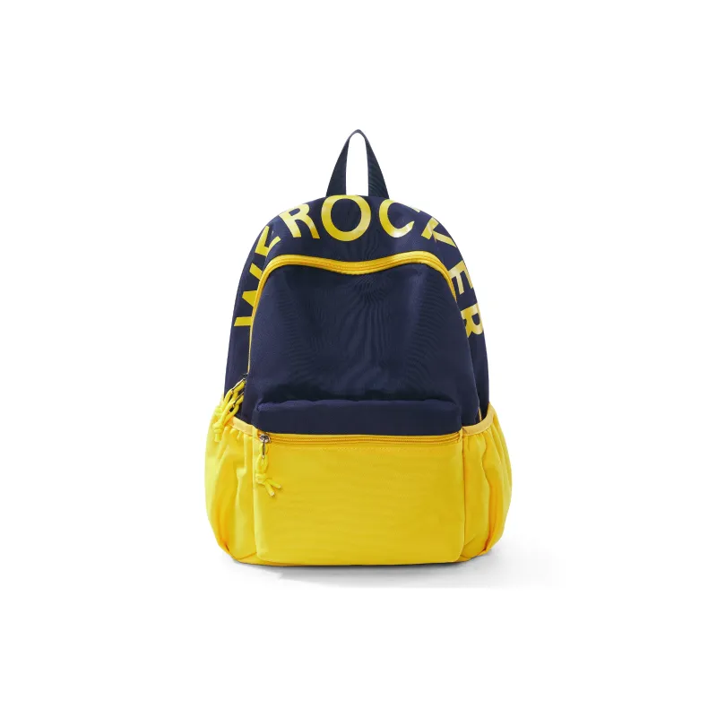 Werocker Fabric Backpack Unisex Yellow Blue/Blue Green/Classic Black-0