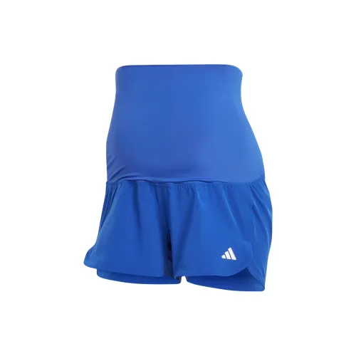 Adidas Sports Shorts Women's Semi-Transparent Blue