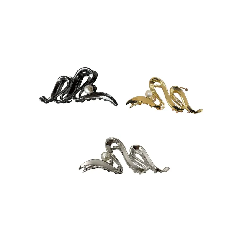 Like A Dream Unique Metal Plate Claw Clip Everyday Commute Versatile Hair Accessory Hair Clip Women's Multiple Colors-18