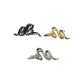 Gold+Silver+Gunmetal Black[12CM]