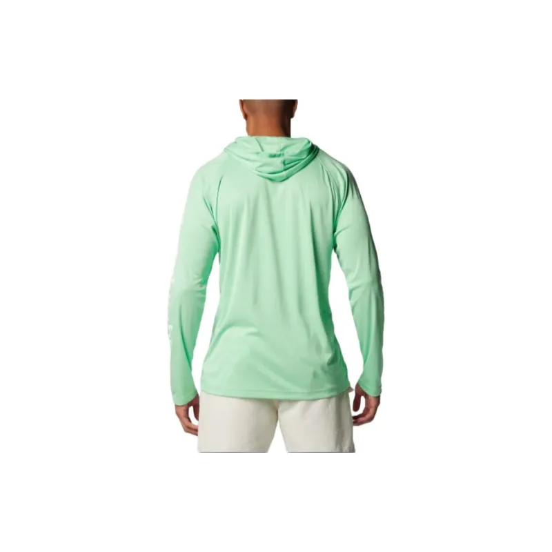 Columbia PFG Terminal Tackle™ Hoodie Sweatshirt Men's Ocean Mint Color-1