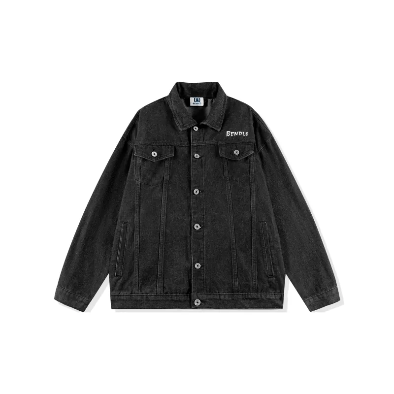BENDL'S Denim Jacket, Spring And Fall Unisex-4
