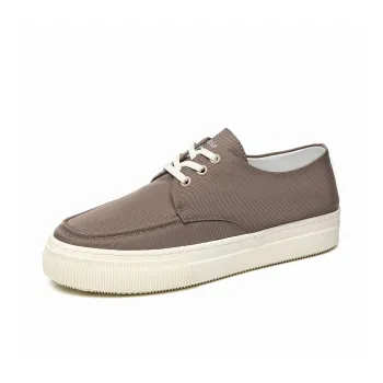 OCEANIA ROO Large Australian Kangaroo Slip-Resistant Breathable Lightweight Low-Top Canvas Shoes Men's Khaki