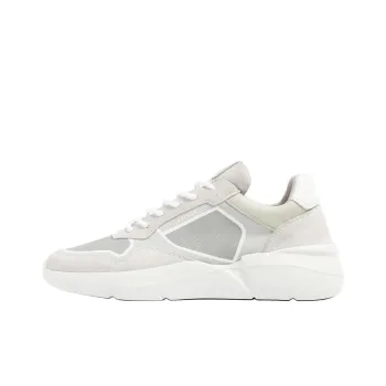 NUBIKK Roque Road Curl Low-Top Casual Shoes 5CM Men's White Gray