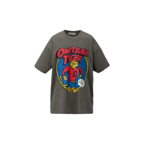 Onitsuka Tiger GRAPHIC T-Shirts Unisex Gray