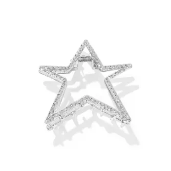 Like A Dream Alloy Texture Everyday Hair Clip With Rear Headrest Plate Women's