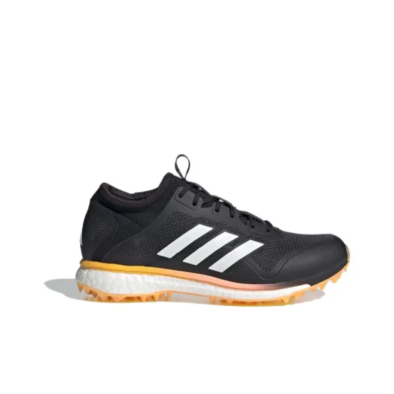 Adidas Anti-Slip Wear-Resistant Low-Top Training Shoes Women's Black White Yellow-1