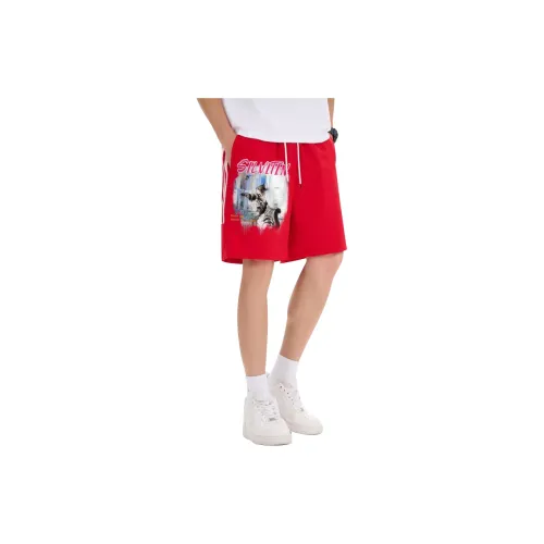 SIL VITIN Cargo Shorts Unisex Red