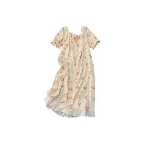 Ta Yan Nightgown Women's Apricot
