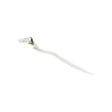 Bellflower Wooden Hair Stick[White]