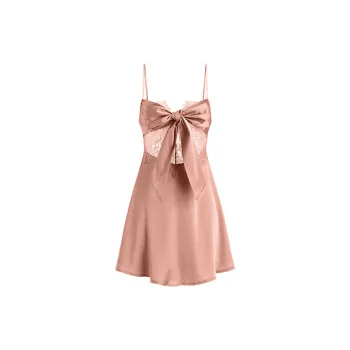 Flowers In Water Nightgown Women's Lotus Root Powders