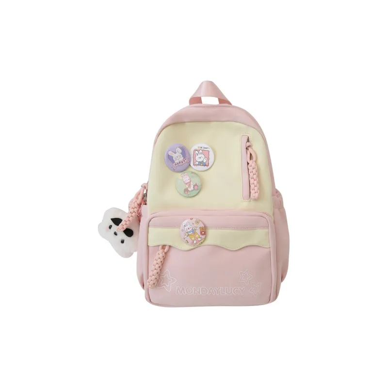 NX DOUGHNUT Nylon Backpack Unisex Pink Blue Purple Black Brown Green-0