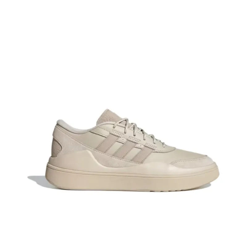 Adidas Osade Anti-Slip Wear-Resistant Low-Top Casual Running Shoes Men's Beige Brown-1