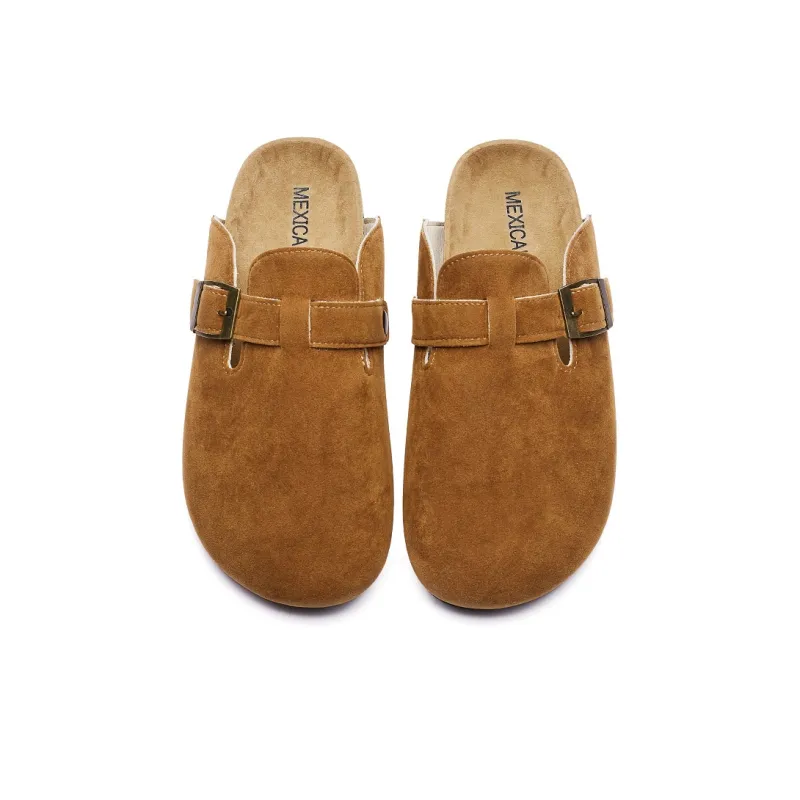 MEXICAN Rubber Sole Abrasion Resistant Closed Toe Slippers Women's-5