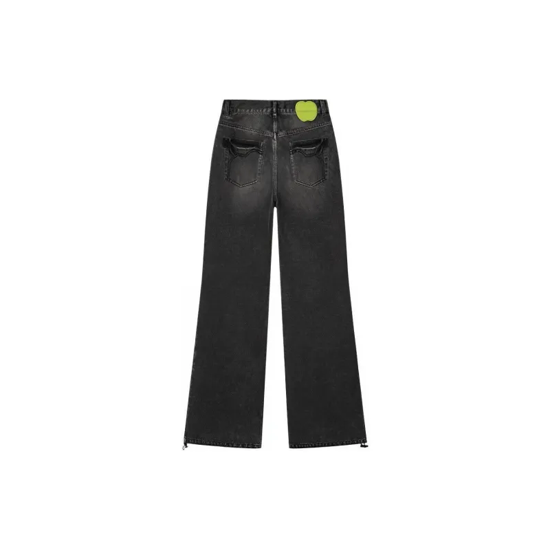 UOOYAA Jeans Women's Dark Gray-1