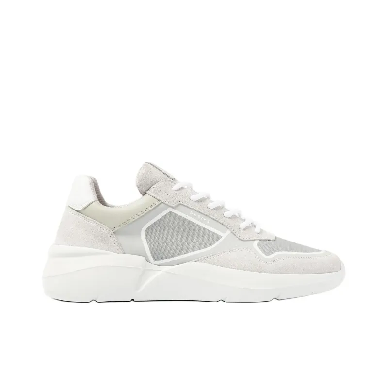 NUBIKK Roque Road Curl Low-Top Casual Shoes 5CM Men's White Gray-1