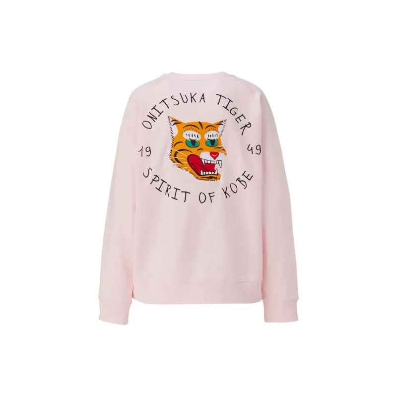 Onitsuka Tiger Sweatshirt Unisex Pink-1