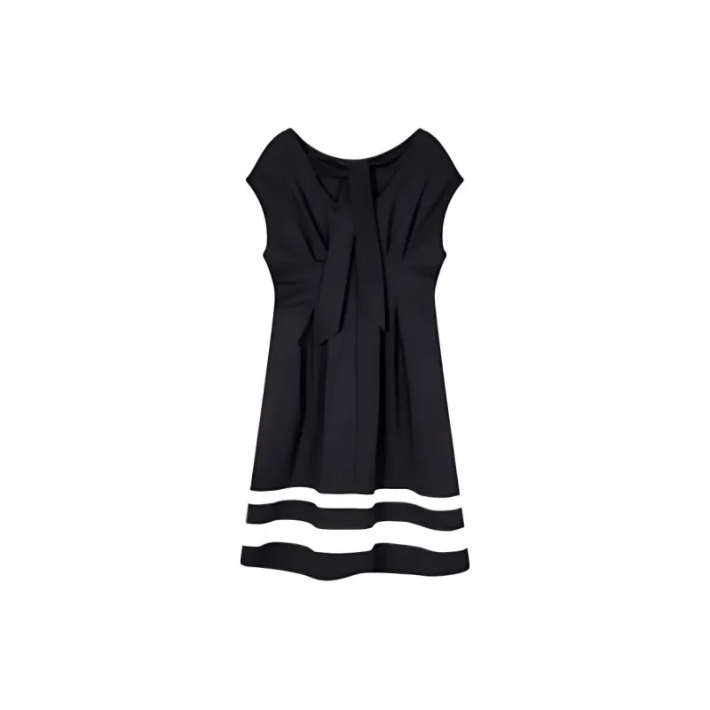 DKNY Short-Sleeved Dresses Women's Black-1