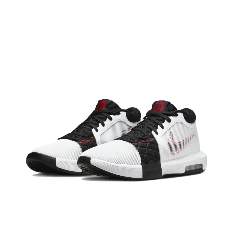 Nike Lebron Witness 8 White University Red Black-2