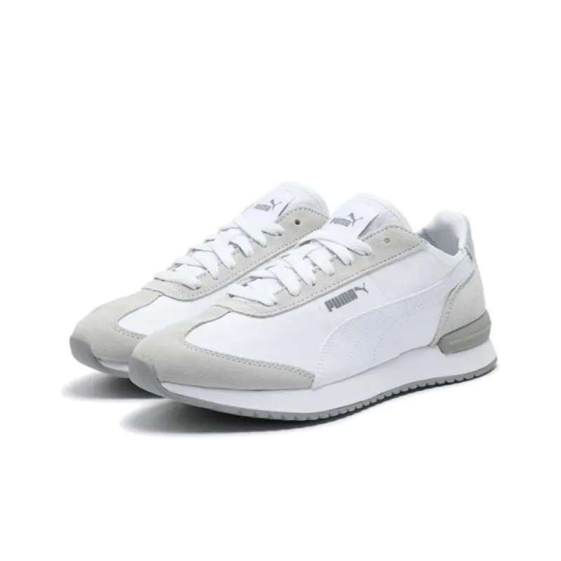 PUMA R78 WIND NYLON Wear resistant And Lightweight Low Top Casual Shoes Unisex White Gray-2