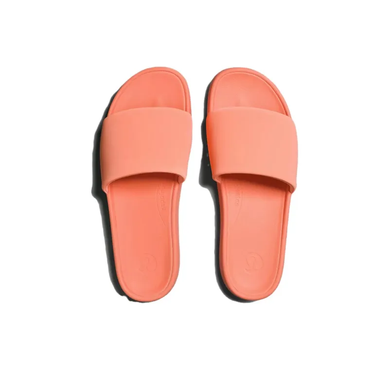 Lululemon Restfeel Slide Slip-Resistant Abrasion-Resistant Slide Slippers Men's Orange Pink-3