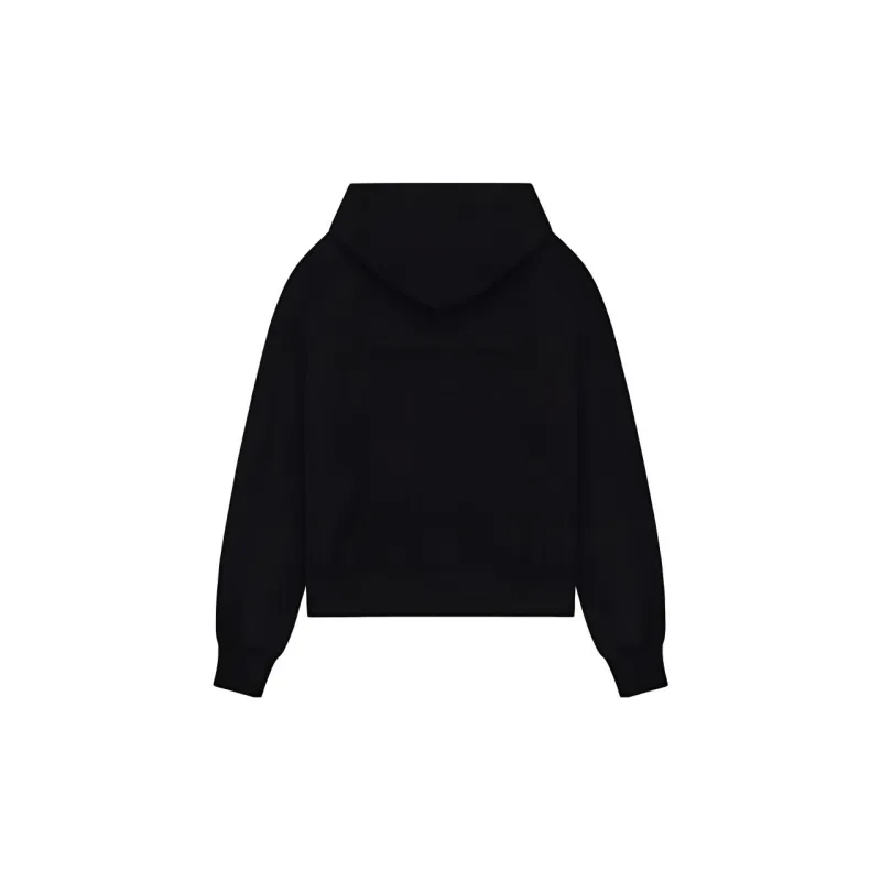 WE11DONE Logo-print Long-sleeve Hoodie-1