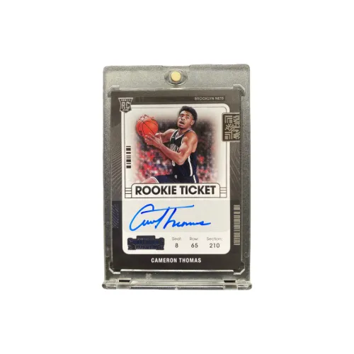 PANINI Thomas, Star Card, Personal Autograph Card, Rising Stars Ball Game Ticket Signed Card Sports Cards 1 Pc