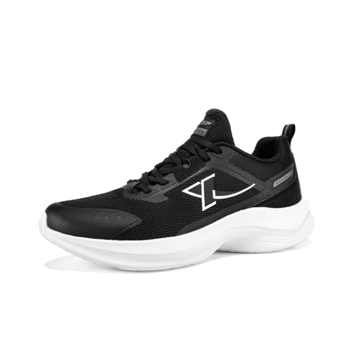 XTEP Running Shoes Men Low-Top Black White US M 7.5 - POIZON