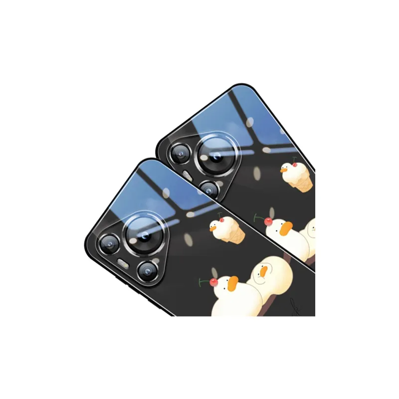 Sen Dog Glass Material Cute Creative High End Phone Cases Compatible With HUAWEI Pura70/70Pro/70Pro+/70ULTRA-19