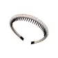 Gray Twisted Fried Dough Headband