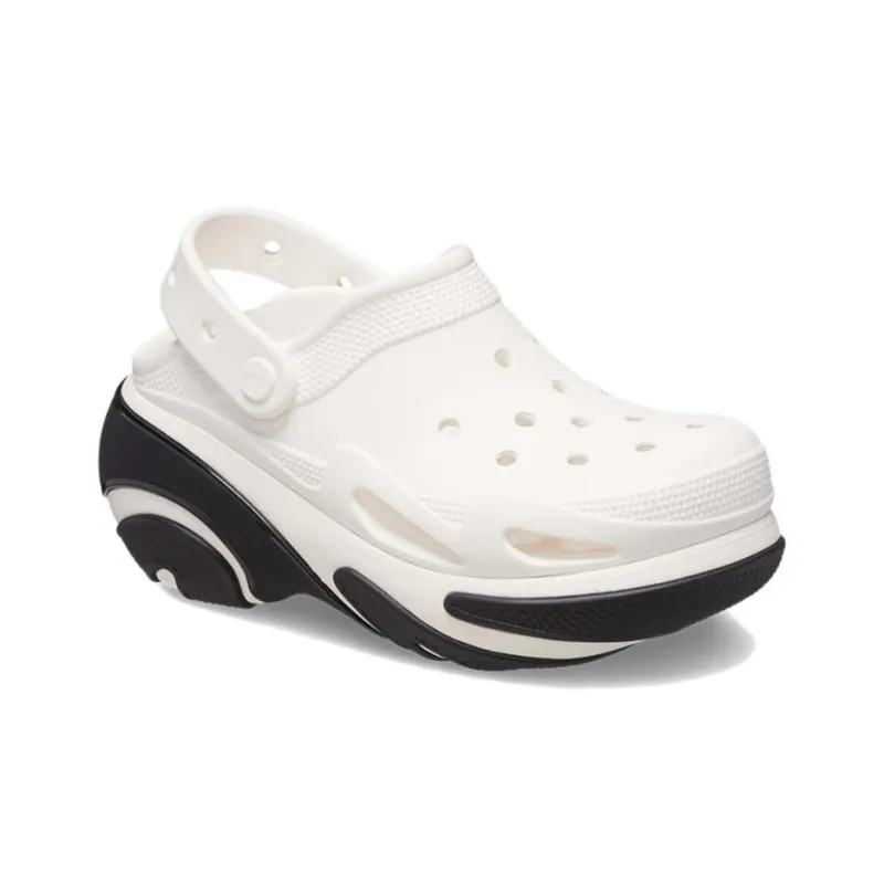 Crocs Bubble Crush Clog White Black-2