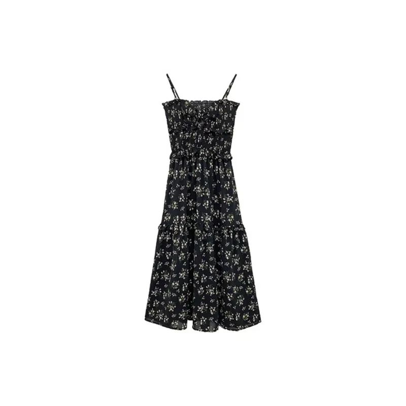 JOSR Slip Dresses Women's Black-1