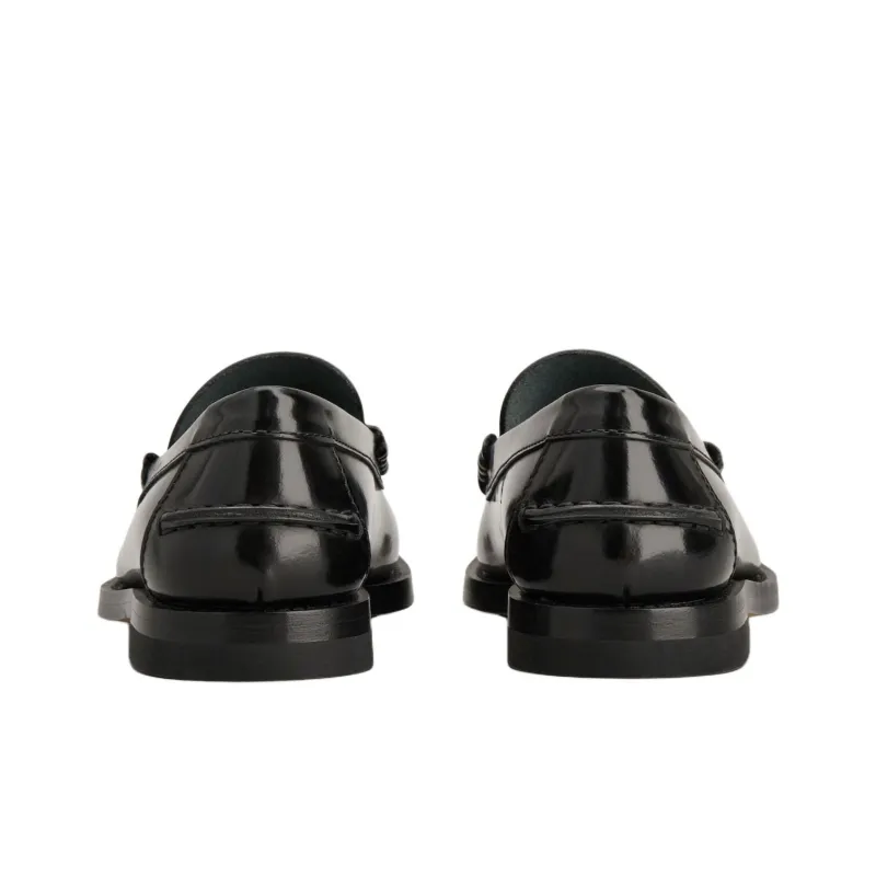 TOD'S Logo Embossed Penny Loafers Women's-3