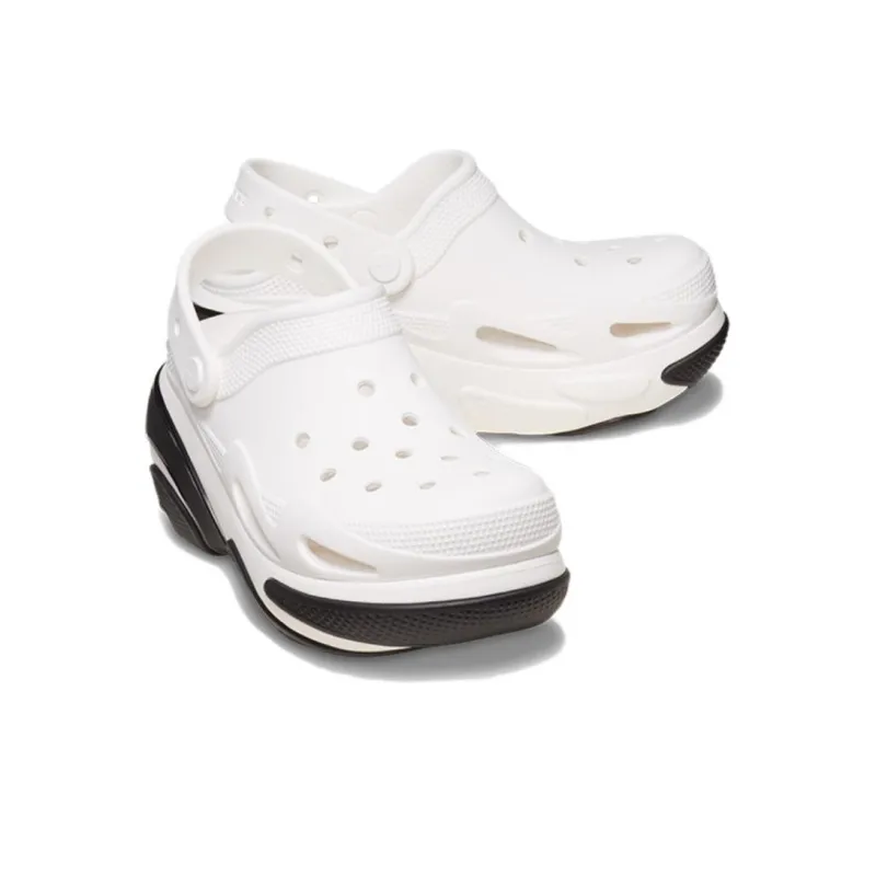 Crocs Bubble Crush Clog White Black-3