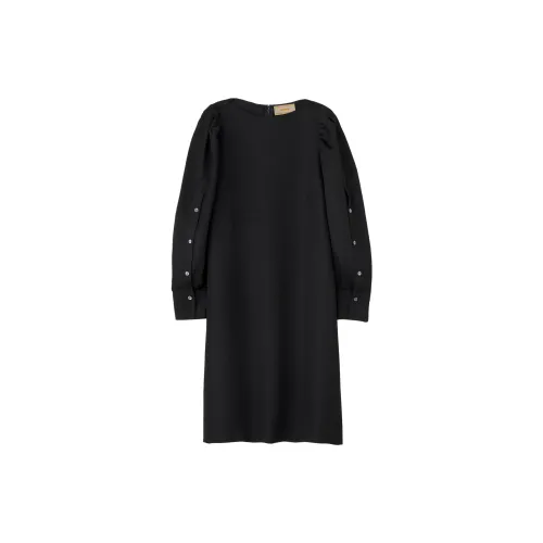 Onitsuka Tiger Long-Sleeved Dresses Women's Black