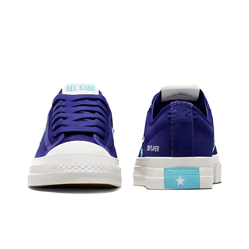 Converse Star Player 76 Slip Resistant Cushioning Abrasion Resistant Low Top Skateboard Shoes Unisex Purple-5