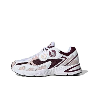 Adidas Originals Astir Abrasion Resistant Low Top Casual Shoes Women's White Brown Pink