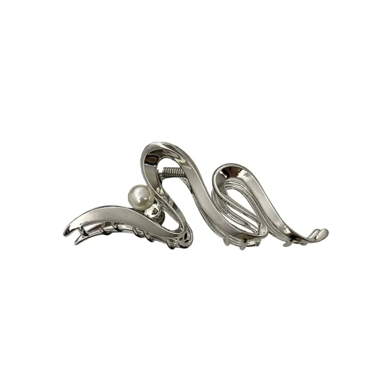 Like A Dream Unique Metal Plate Claw Clip Everyday Commute Versatile Hair Accessory Hair Clip Women's Multiple Colors-3