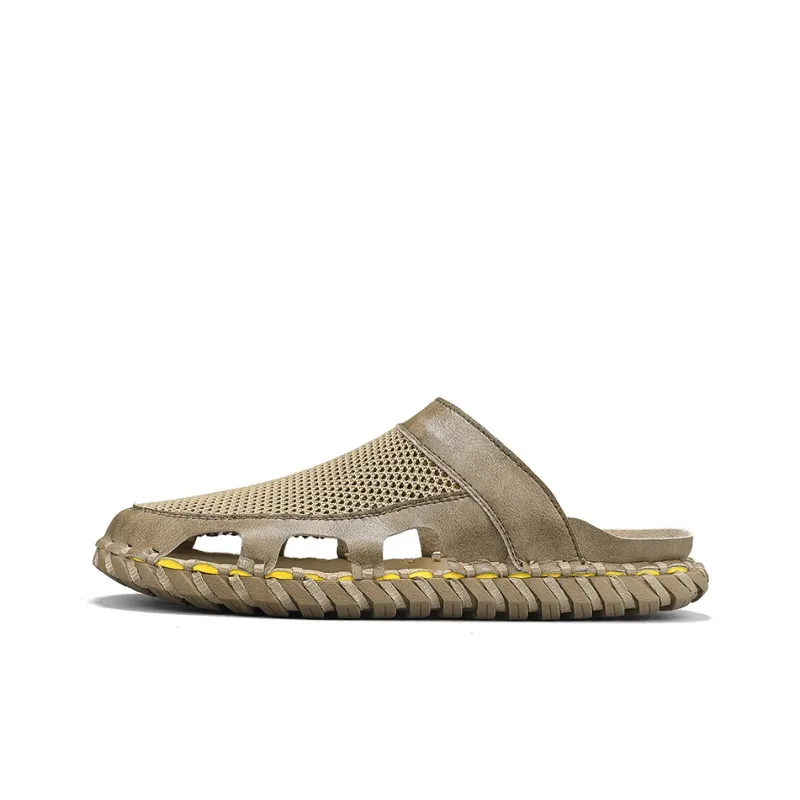 Bull charm Closed Toe Slippers Men-11