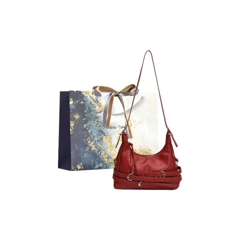 Iman's House PU Crossbody Shoulder Bag Regular Women's Silver/Black/Red/White-10