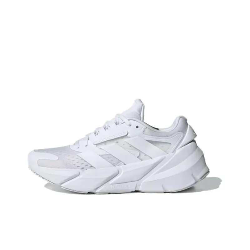 Adidas Adistar 2.0 Anti Slip Wear Resistant Low Top Long Distance Running Shoes Women's White-0