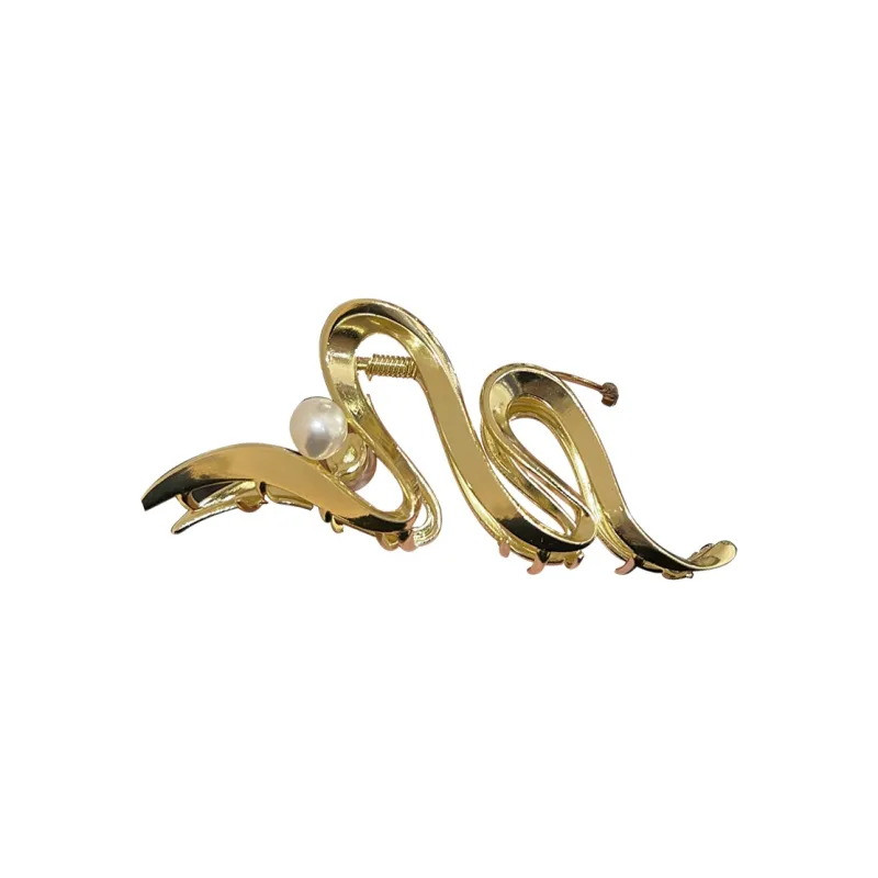 Like A Dream Unique Metal Plate Claw Clip Everyday Commute Versatile Hair Accessory Hair Clip Women's Multiple Colors-0