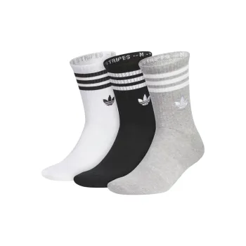 Adidas Originals CUSHIONED CREW SOCKS Mid Calf Socks Unisex 3 Pack
