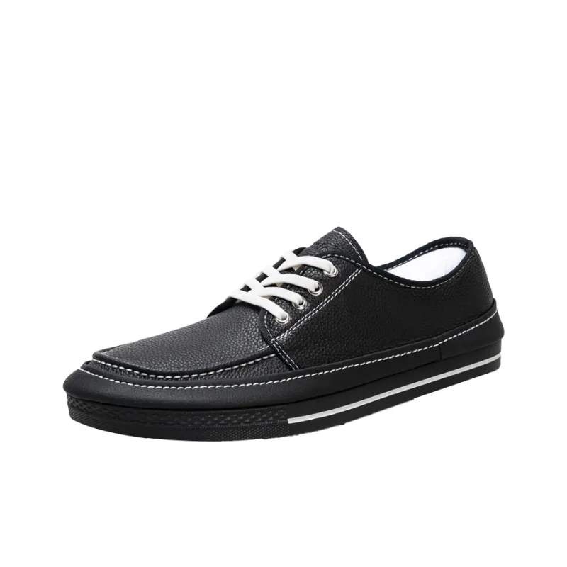 OCEANIA ROO Australasian Kangaroo Non slip Lightweight Low Top Skateboard Shoes Men's Black-1