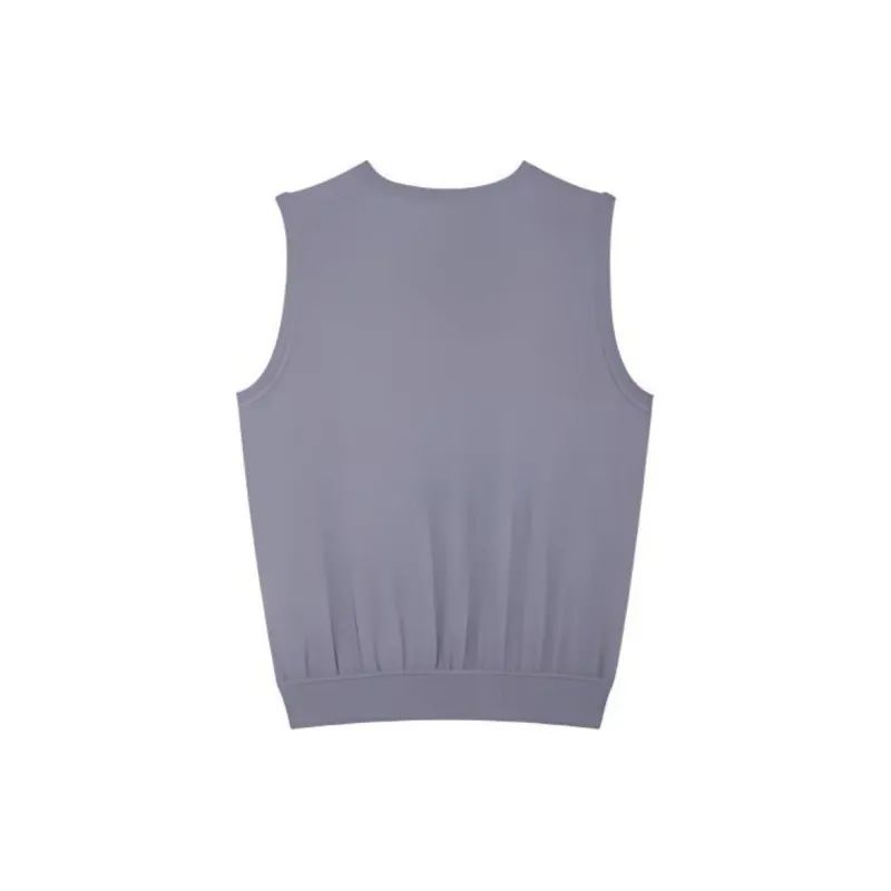THEORY SS23 Cloud Silk Series Shirts Women's Purple Tang-1