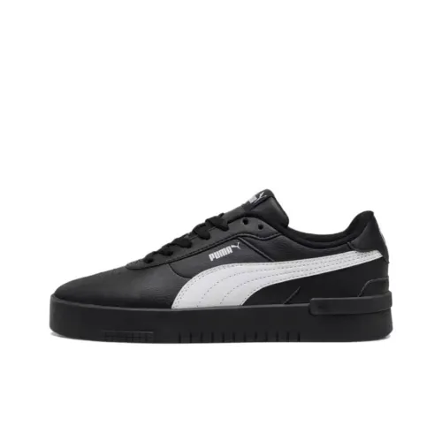 PUMA Skateboard Shoes Women's Low-Top Black/White