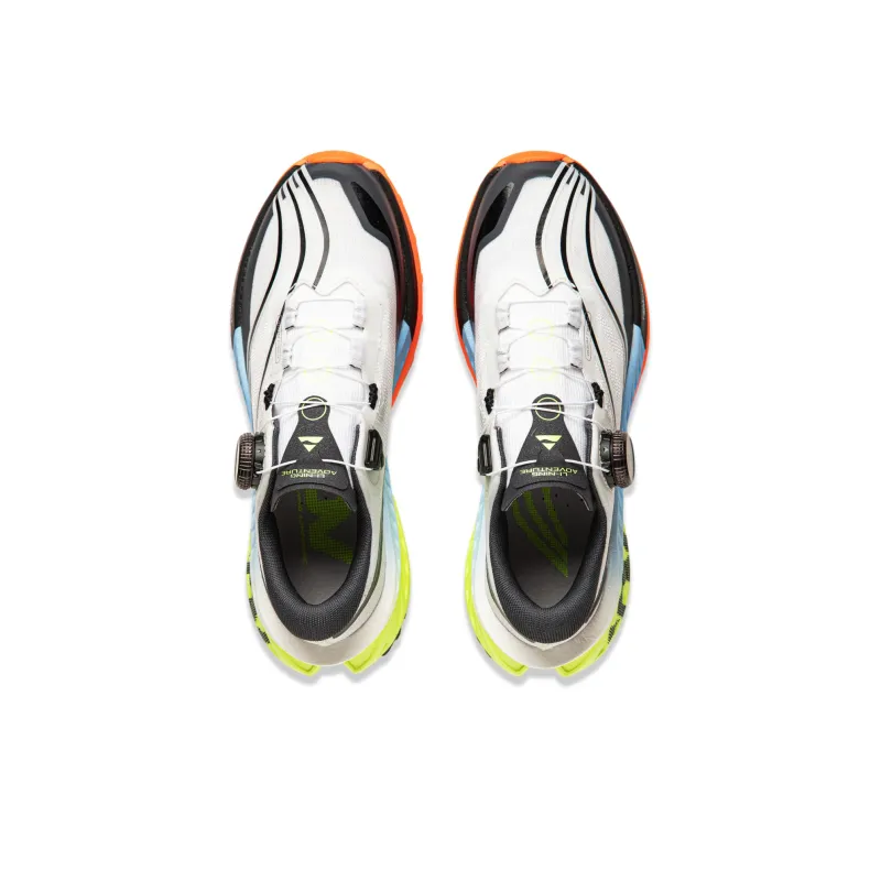 LiNing Dilu Cushioning Anti Slip And Wear Resistant Low Top Trail Running Running Shoes Women's Black White-4