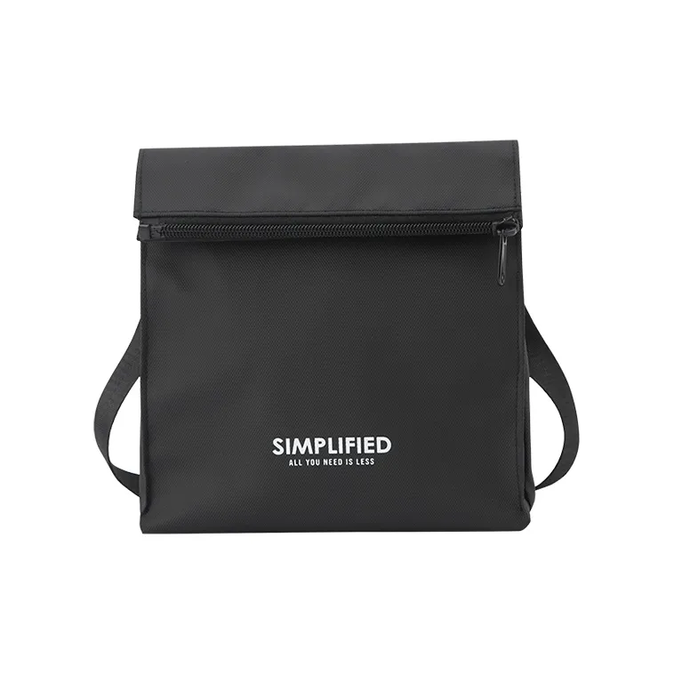 SEM/R Polyester Crossbody Bag Trumpets Unisex Ecru/Black-3