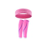 Summer New Arrival, Fuchsia, 1 Pair+Moisture-Wicking Hair Band, 1 Pack